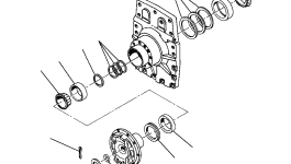 Чашка подшипника 107 580 R1 Komatsu