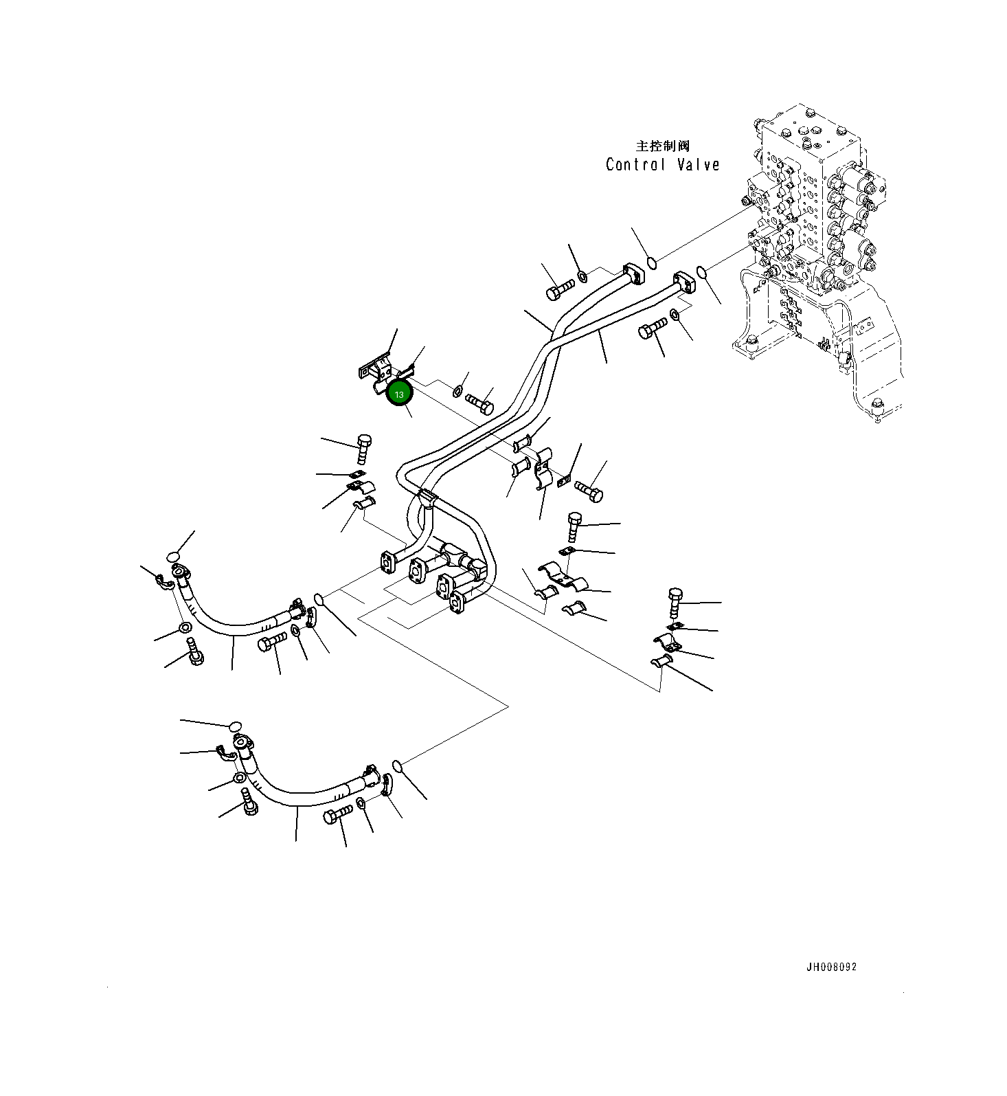 Хомут 2A5-62-12850 Komatsu
