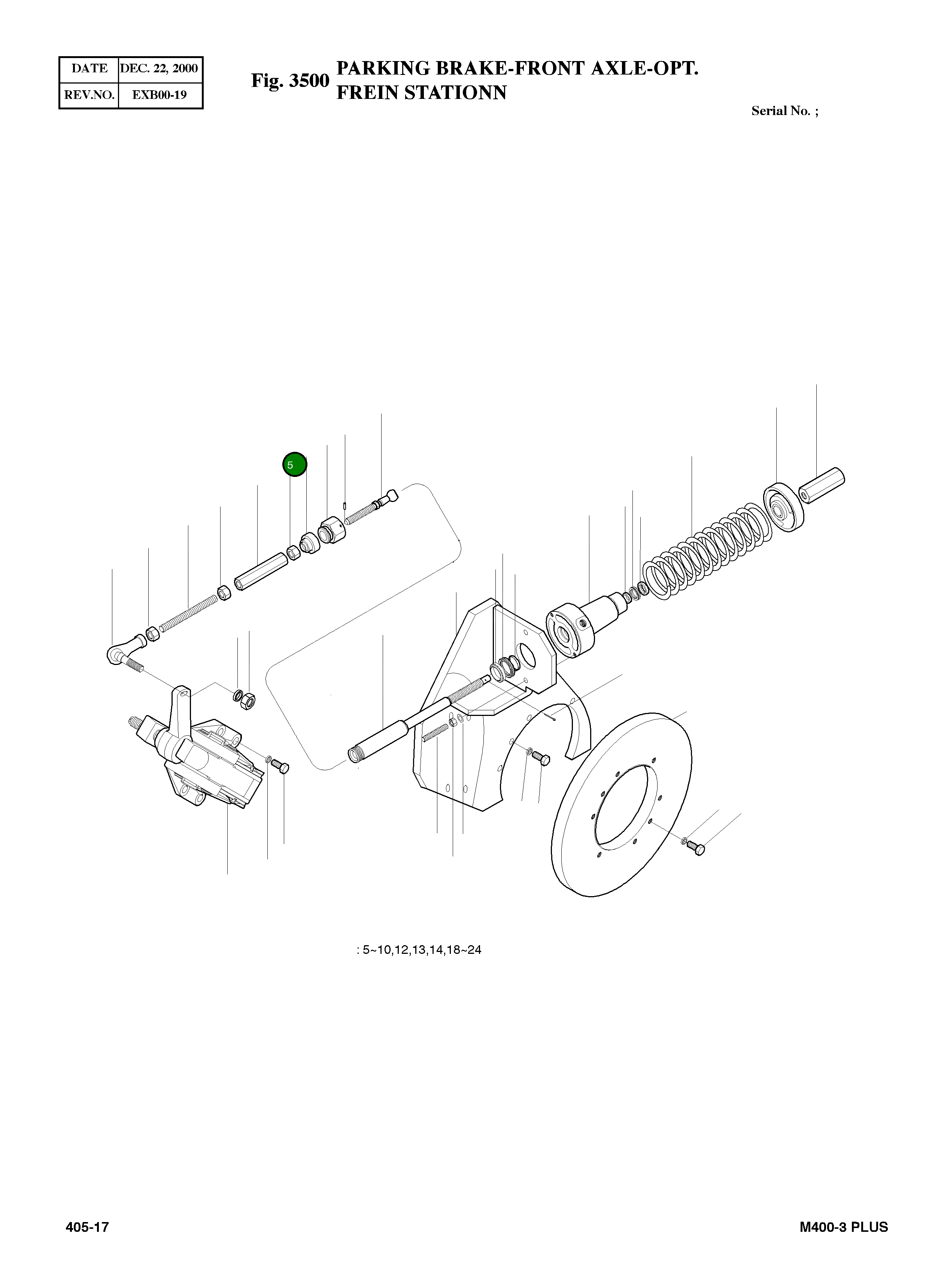 Гайка шестигранная 4121-7026 Komatsu