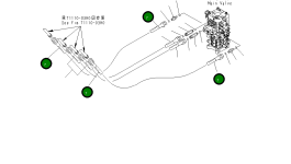 Шланг 1200MM 21K-62-75510 Komatsu