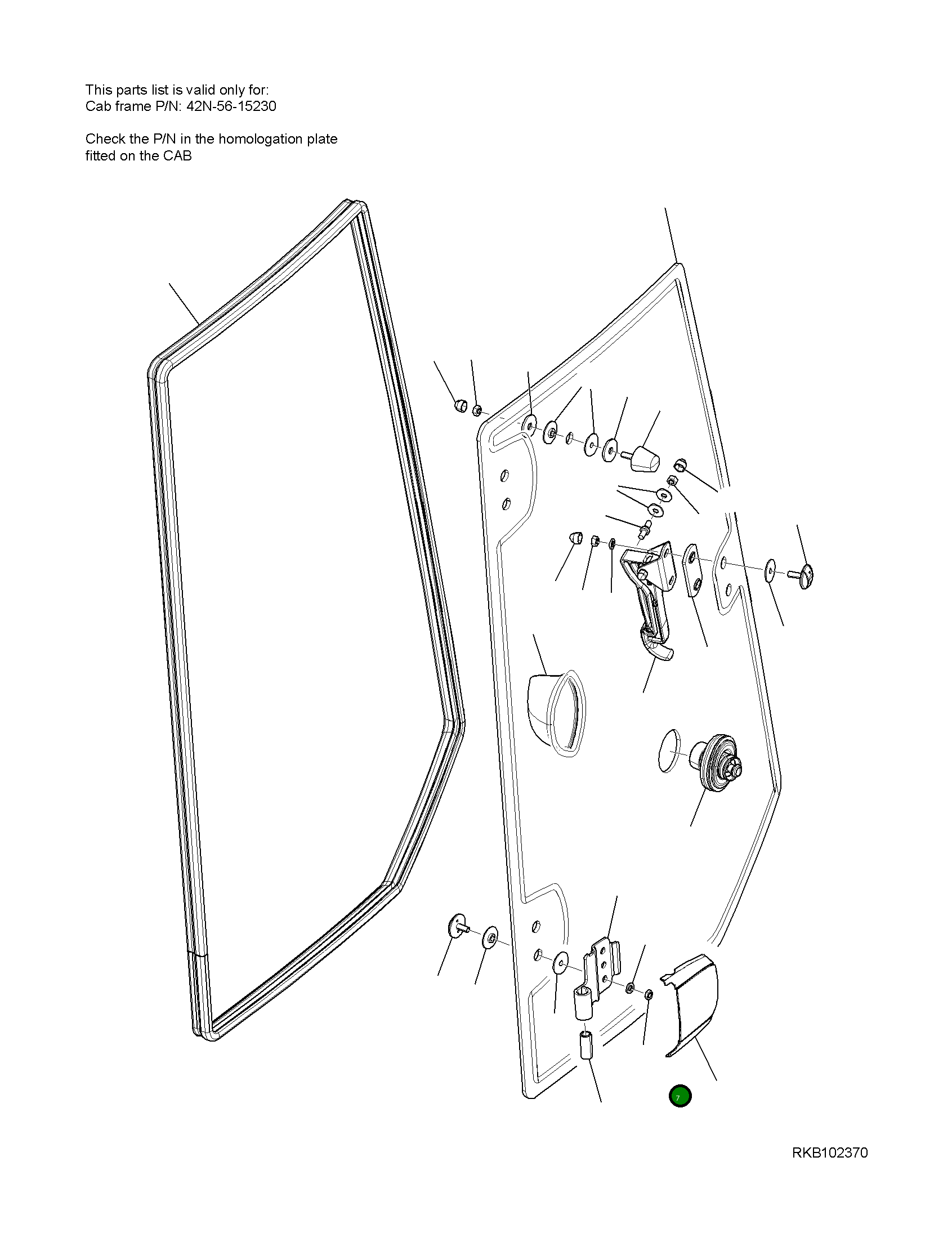 Гайка 32B-54-R4280 Komatsu