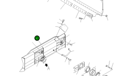 Отвал в сборе 124-72-62201 Komatsu