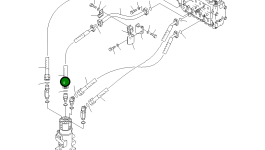 Шланг в сборе, 800MM 208-62-62660 Komatsu