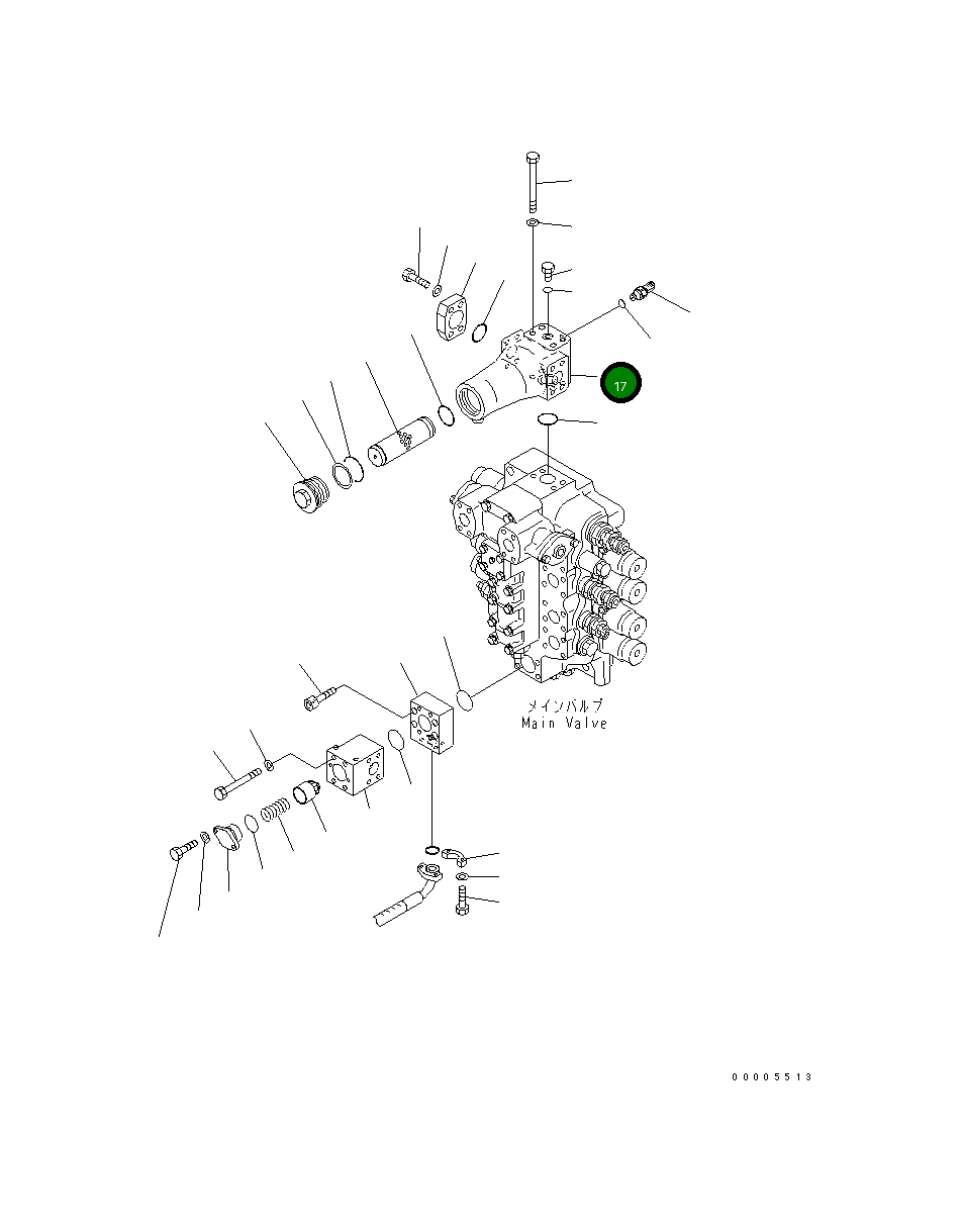 Фильтр в сборе 209-60-79100 Komatsu