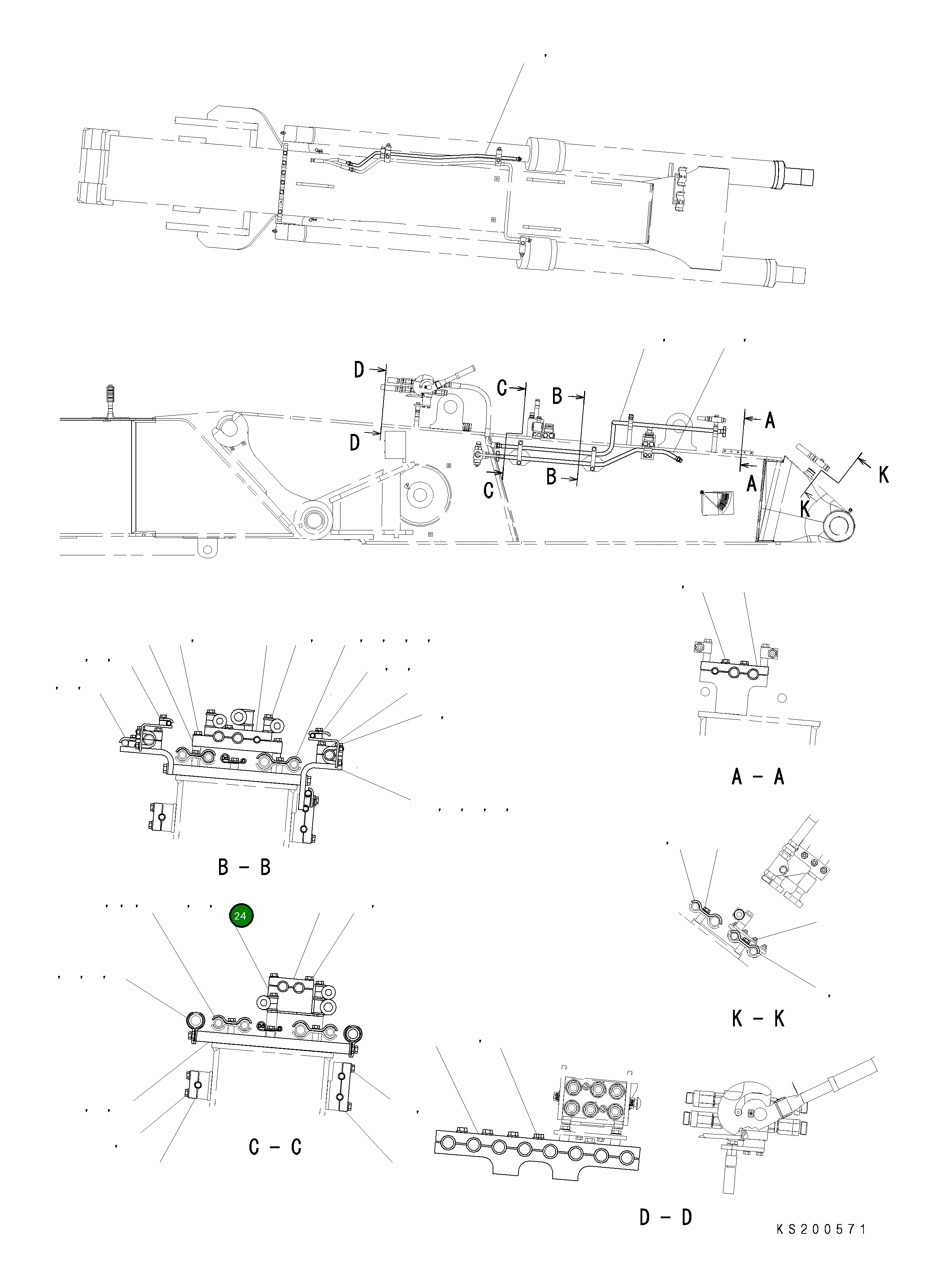 Хомут 206-62-KB420 Komatsu