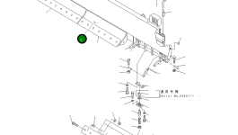 Центральный отвал 419-907-1141 Komatsu
