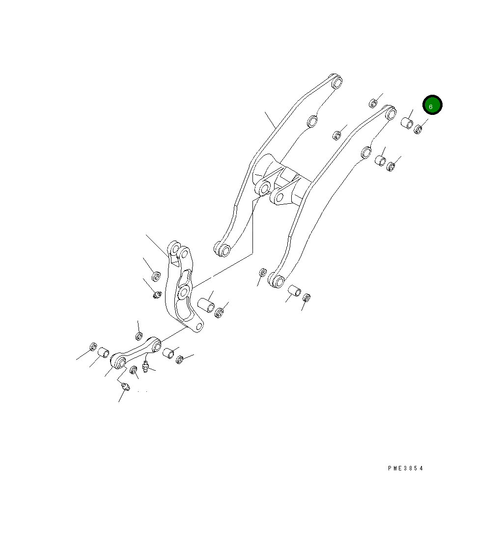 Втулка 425-70-11891 Komatsu