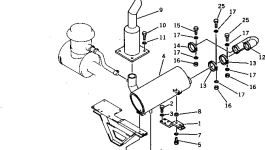 Шланг 07261-20913 Komatsu