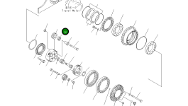 Роликовый подшипник 208-27-52230 Komatsu
