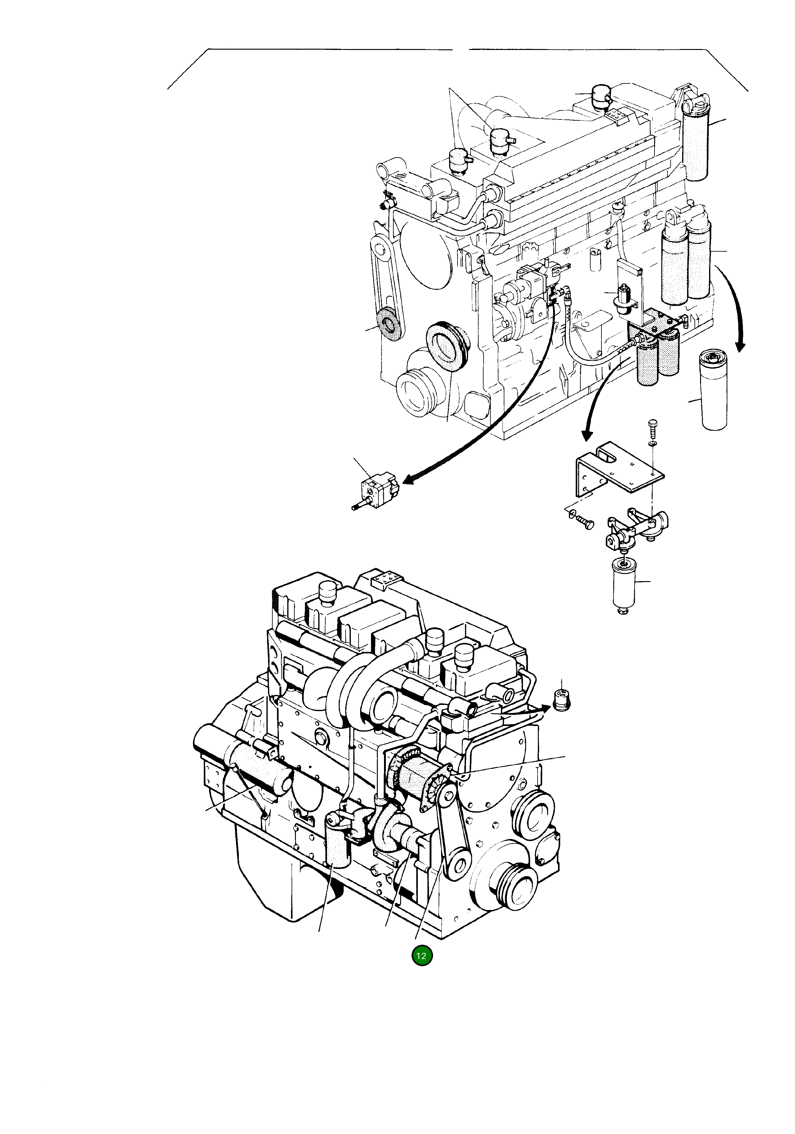 Ремень генератора 959 777 Komatsu