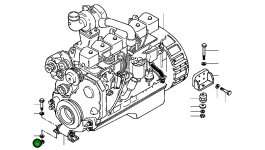 Гайка шестигранная - M12 905 263 R1 Komatsu