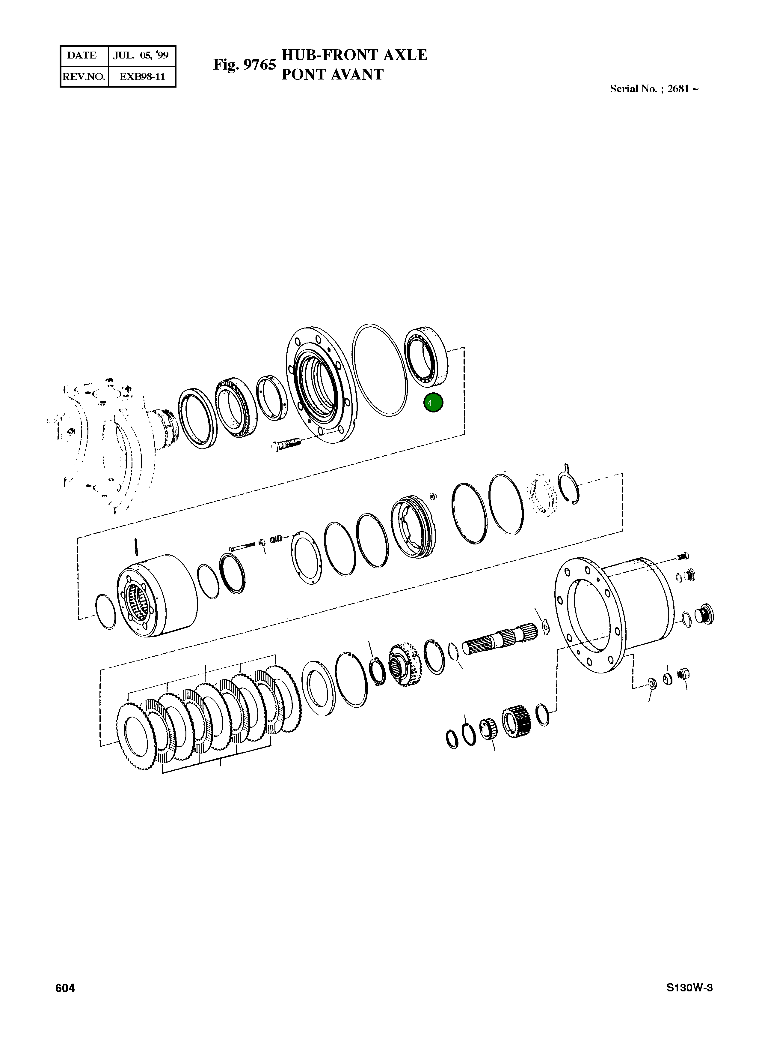 Роликовый подшипник 0750 117 167 Komatsu