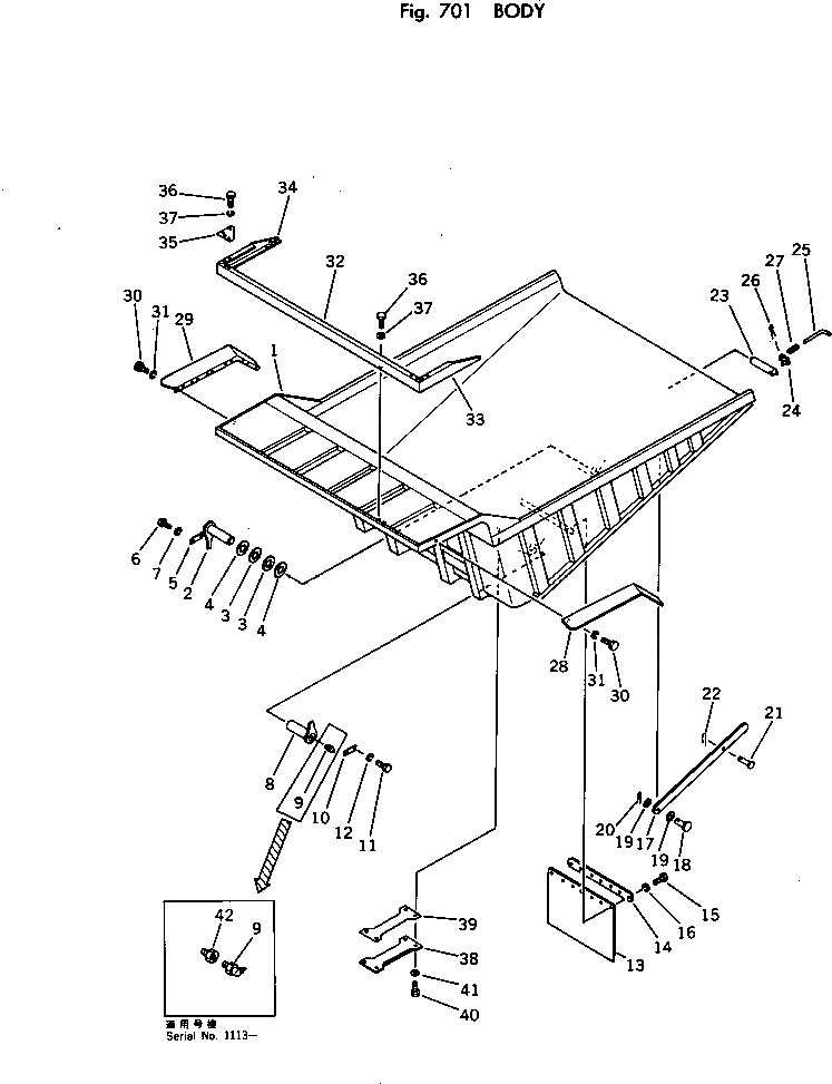 Кронштейн 568-74-11680 Komatsu