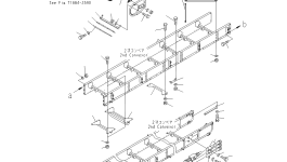 Ремень (7M) KWKKS-75-51471 Komatsu