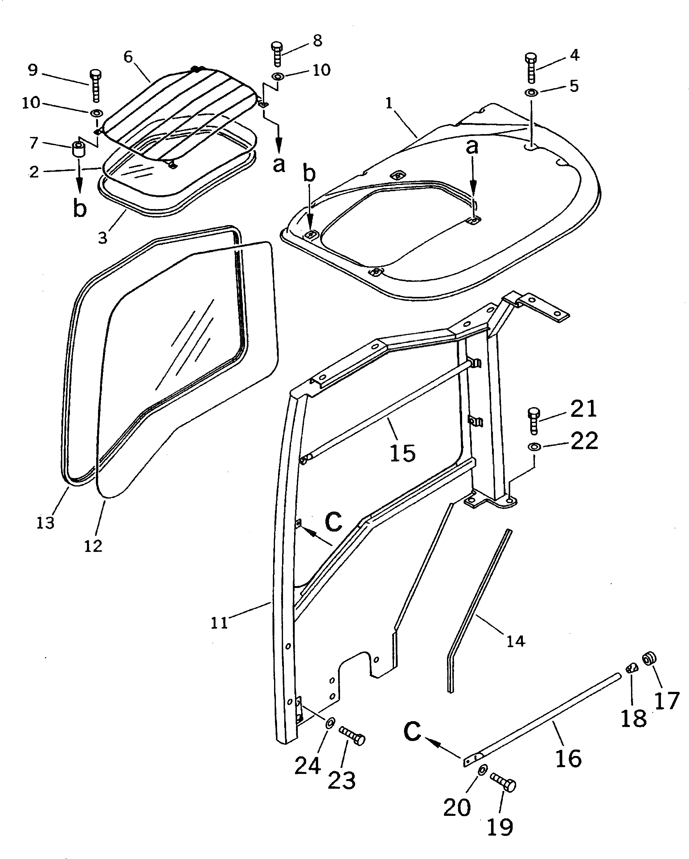 Защитный кожух 21X-54-25270 Komatsu