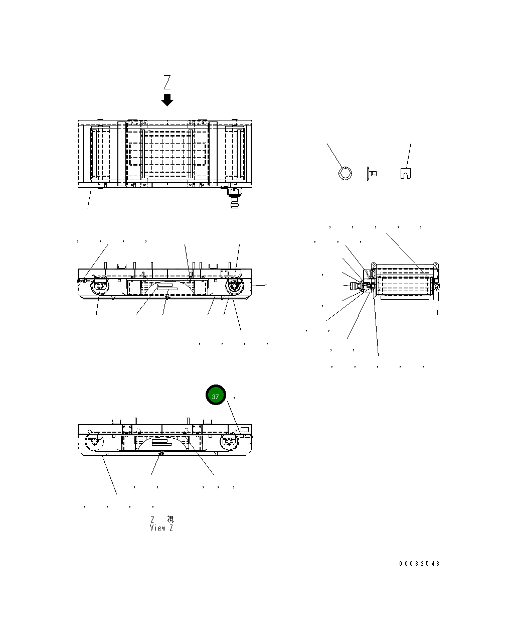 Шпилька MFQ0000441 Komatsu