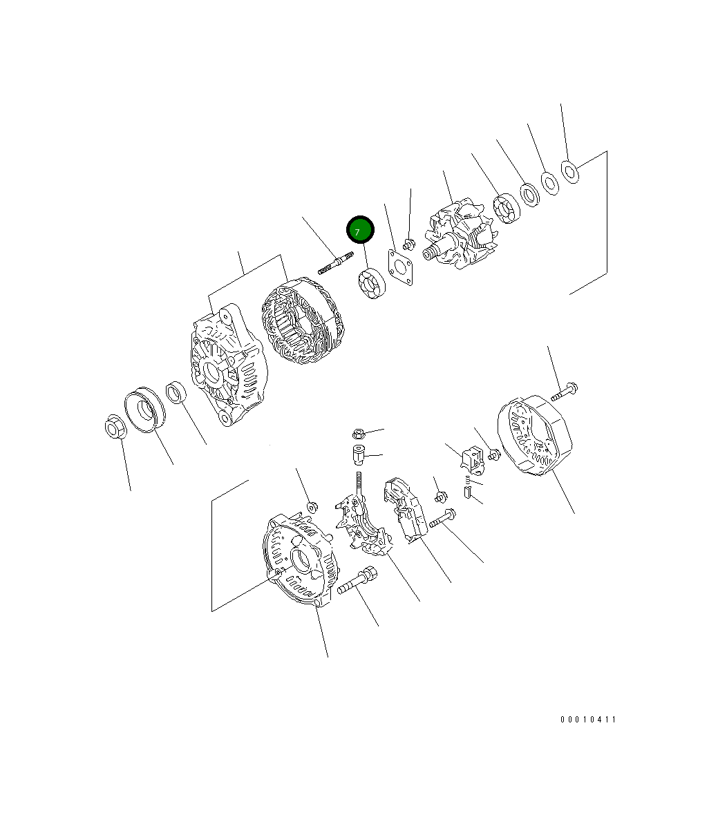 Шариковый подшипник 456-855 Komatsu
