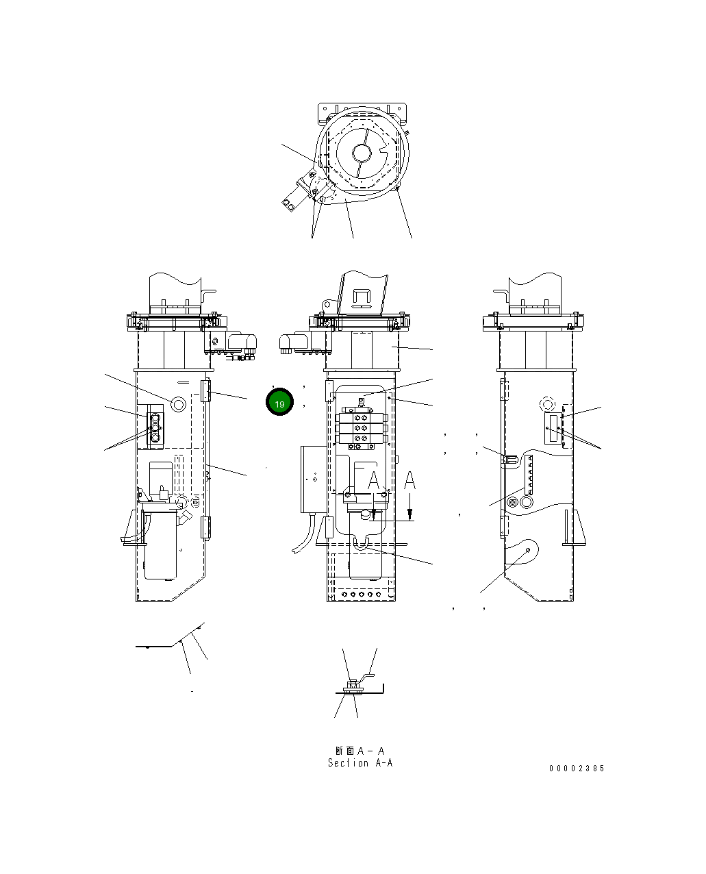 Гайка MH21241-04420 Komatsu