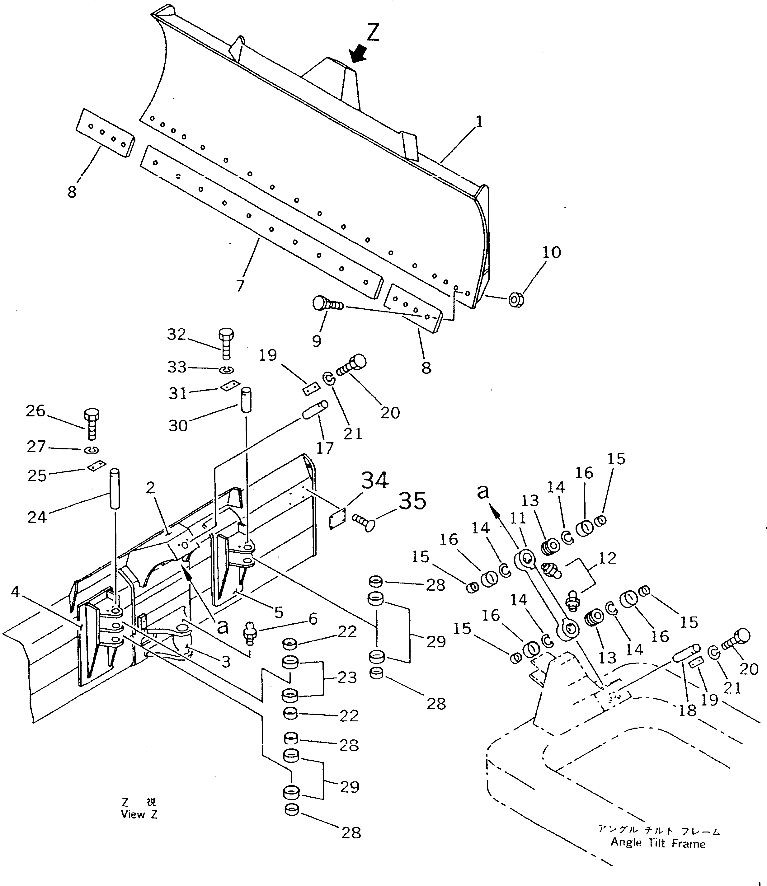 Втулка 104-72-31960 Komatsu