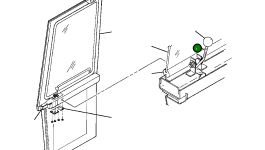 Штанга аварийного открытия окна 1281 063 H91 Komatsu