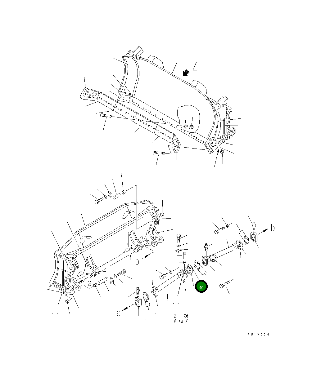 Шарик (приварной) 19M-72-12721 Komatsu