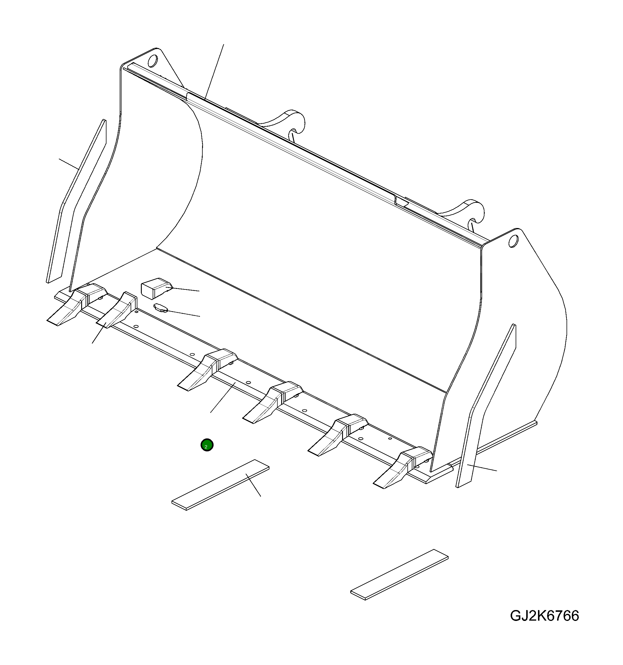 Отвал 42W-70-22B40 Komatsu
