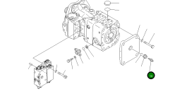 Штуцер прокачки 21T-62-87980 Komatsu