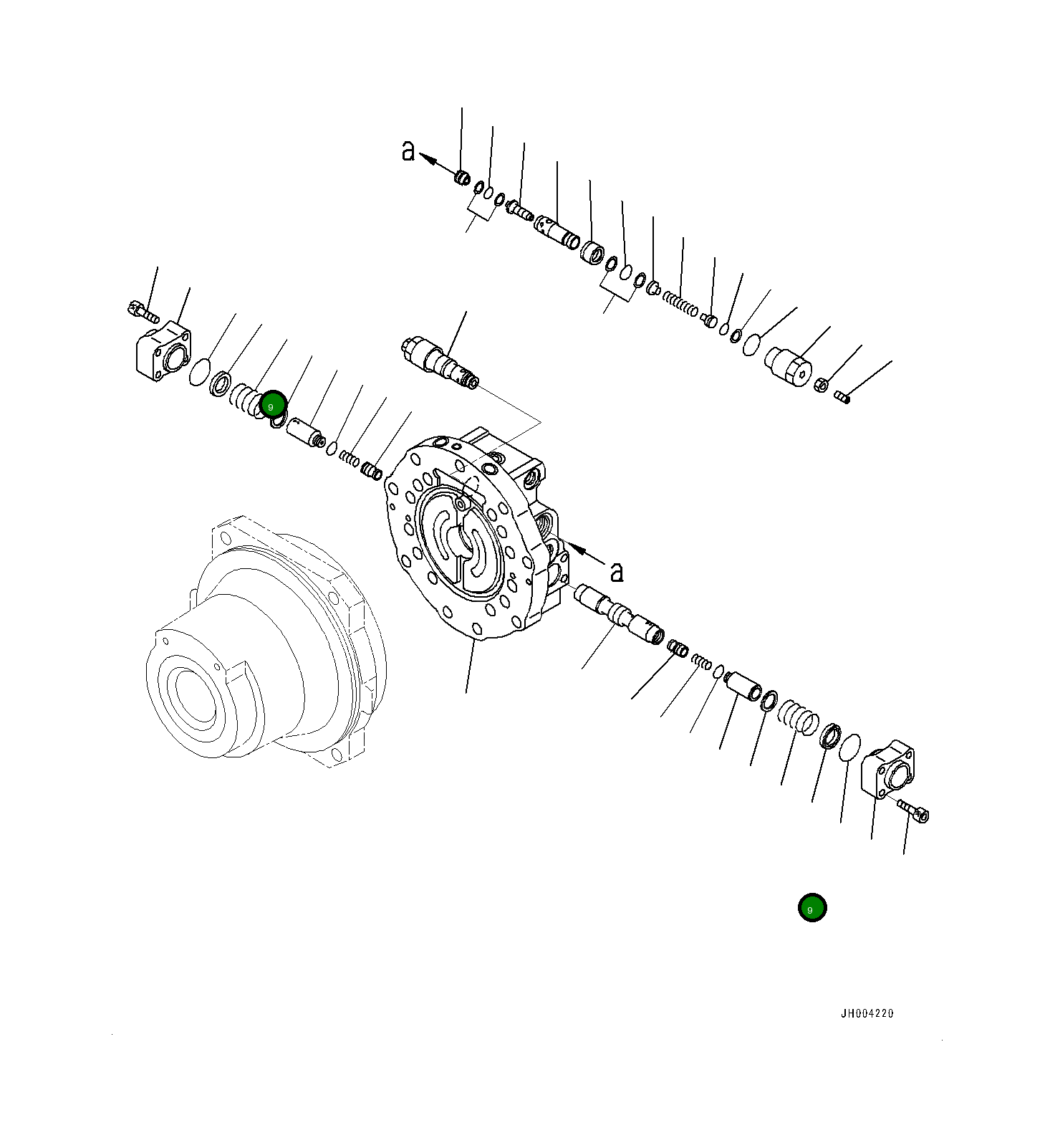 Сиденье KBB0441-14008 Komatsu