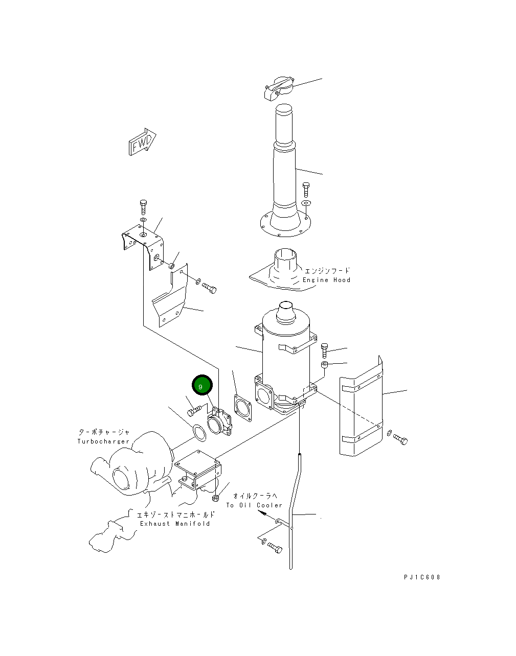 Шарнир 6151-12-5380 Komatsu