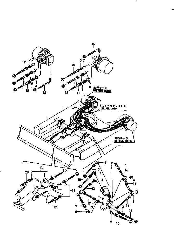 Шланг YM172183-78670 Komatsu