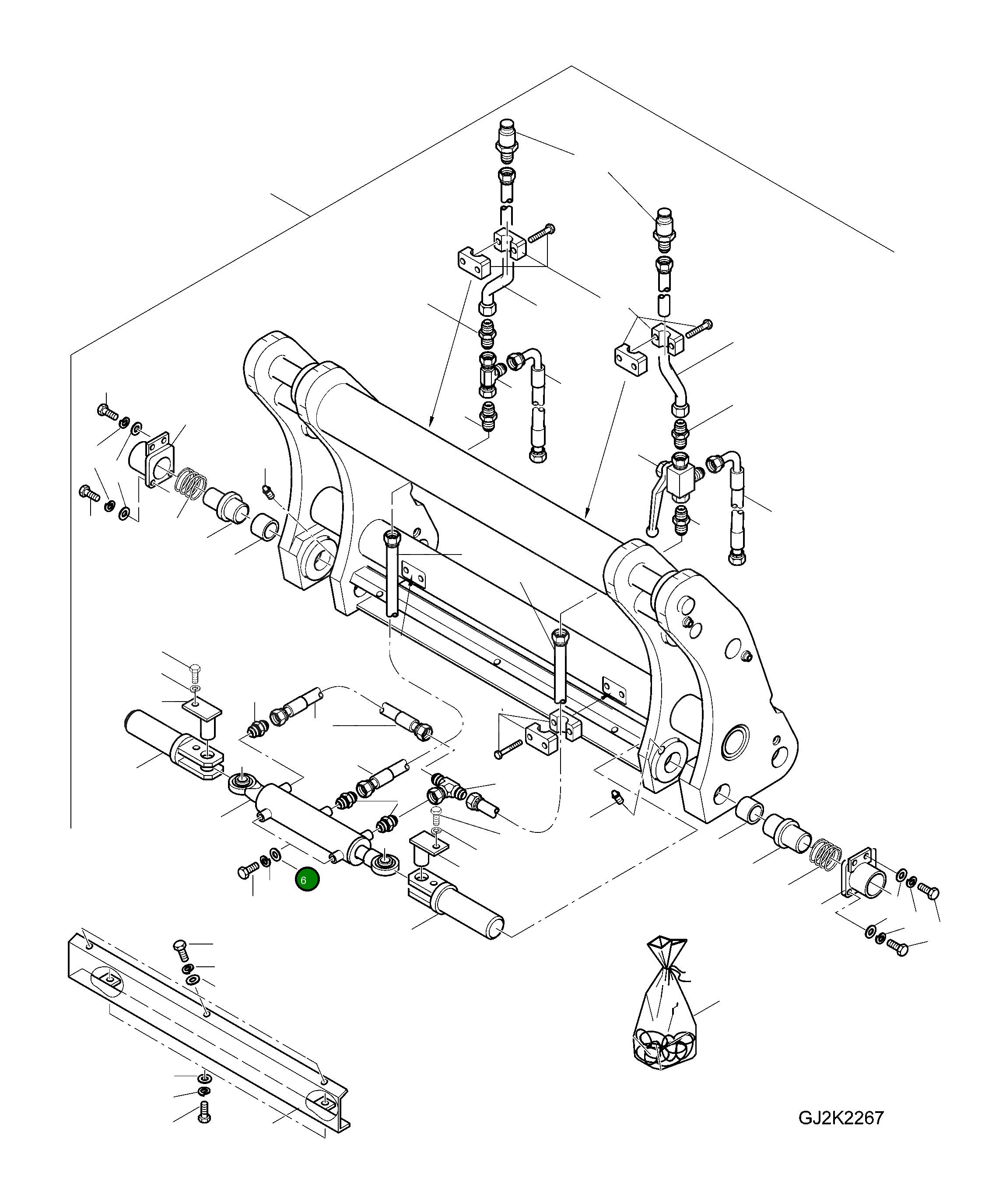Шайба 423-71-H0P23 Komatsu