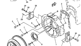 Устройство подшипника в сборе 6162-23-4900 Komatsu