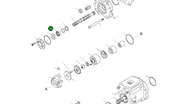 Роликовый подшипник 219364 Komatsu