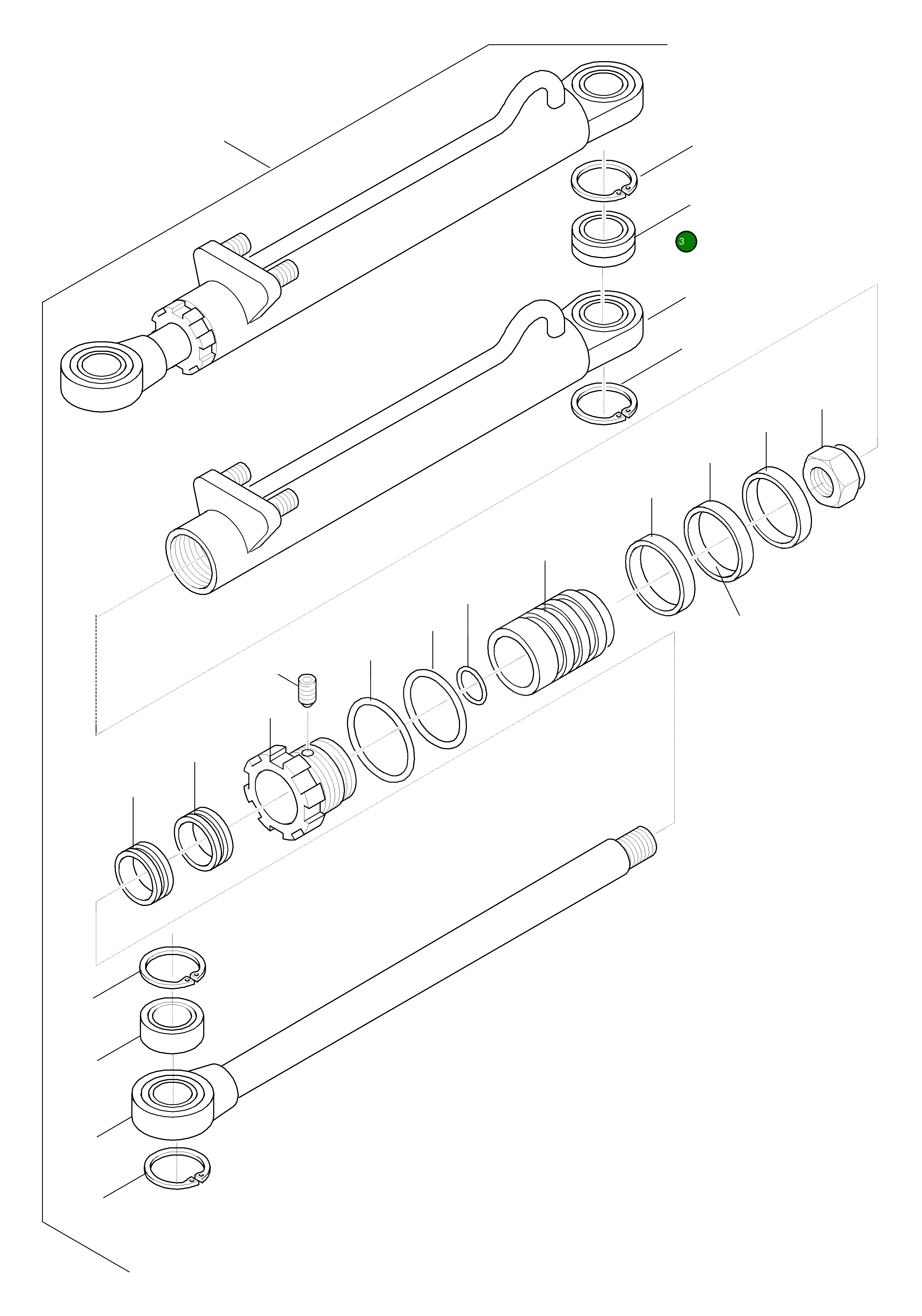 Шаровой шарнир 42U-09-H1560 Komatsu