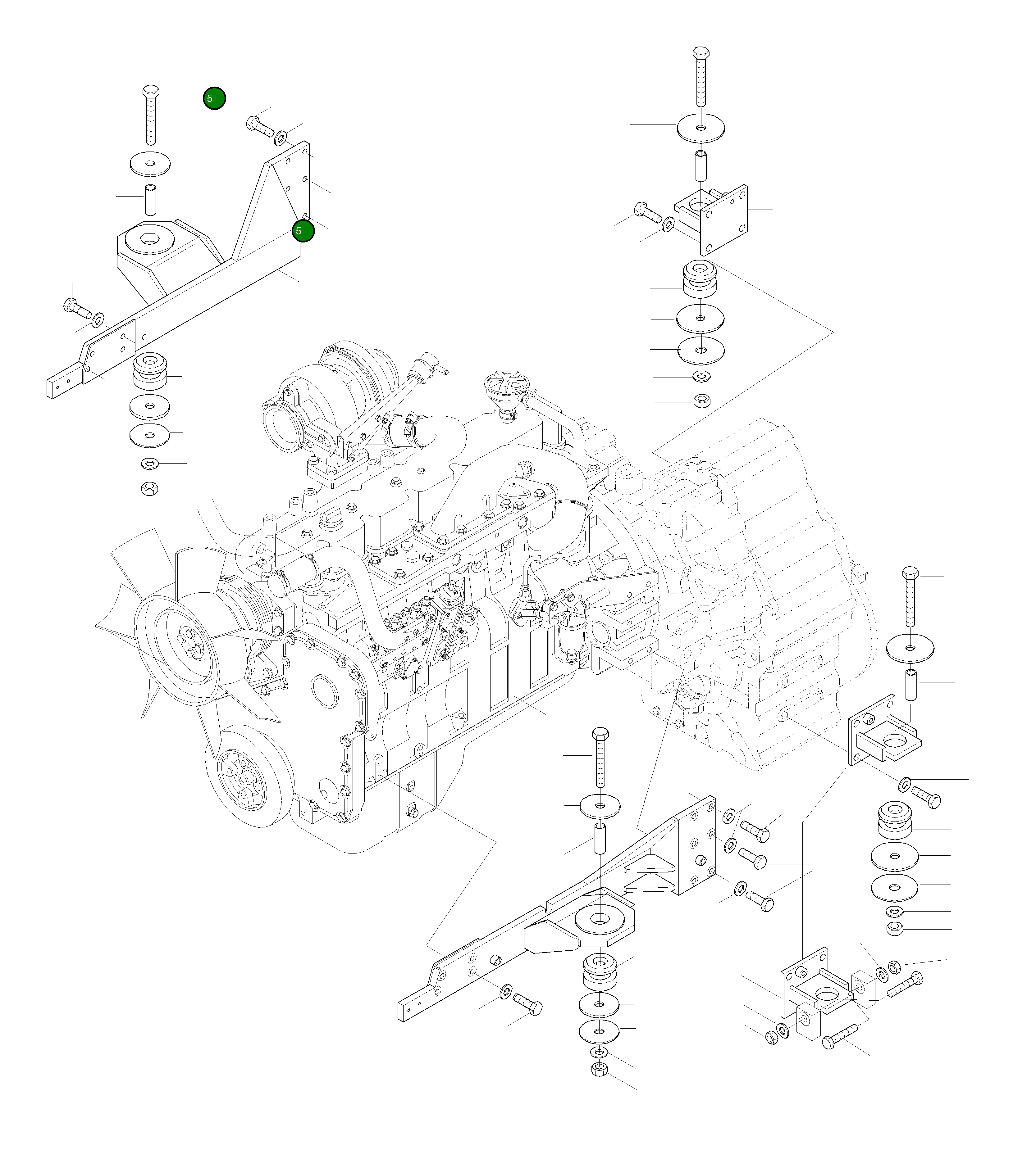 Втулка 423-01-H2221 Komatsu
