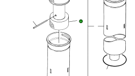 Фильтрующий элемент с уплотнением 768 182 73 Komatsu