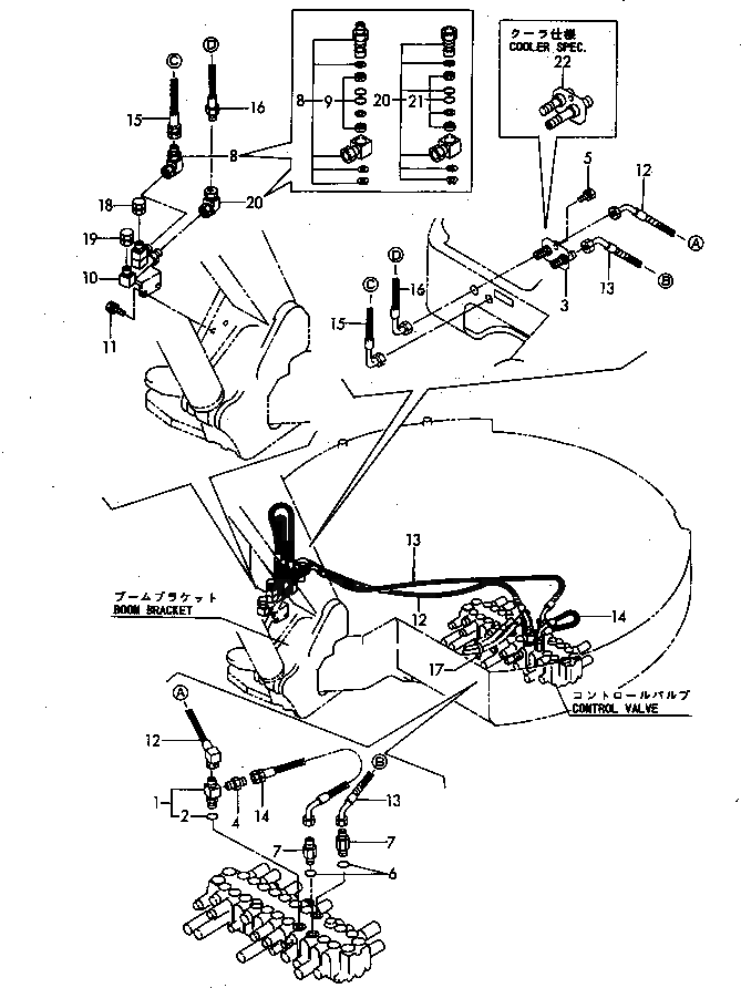Шланг YM172175-78300 Komatsu