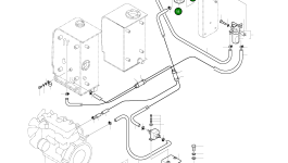 Фильтр топливный в сборе 897014-2040 Komatsu