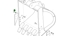 Гайка M27X3.0 S4013433 Komatsu