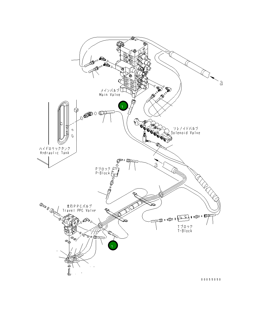 Шланг 3500MM 21K-62-73710 Komatsu
