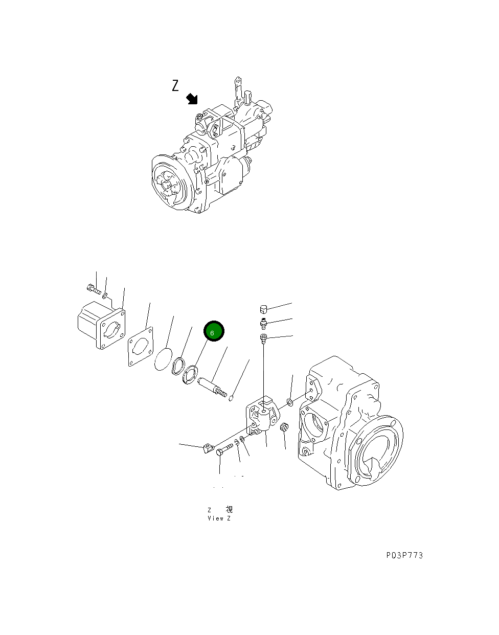 Клапан 6610-71-4140 Komatsu