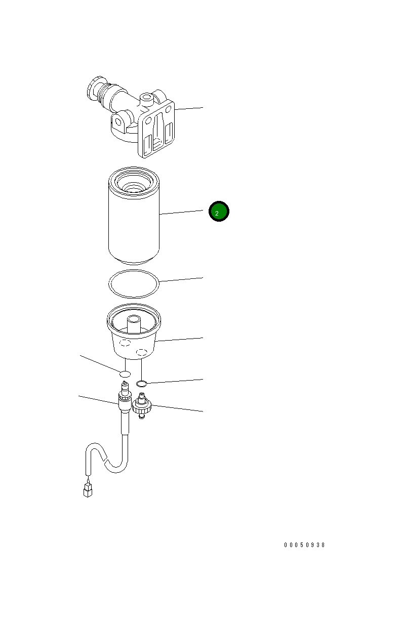 Фильтр в сборе 600-311-3600 Komatsu