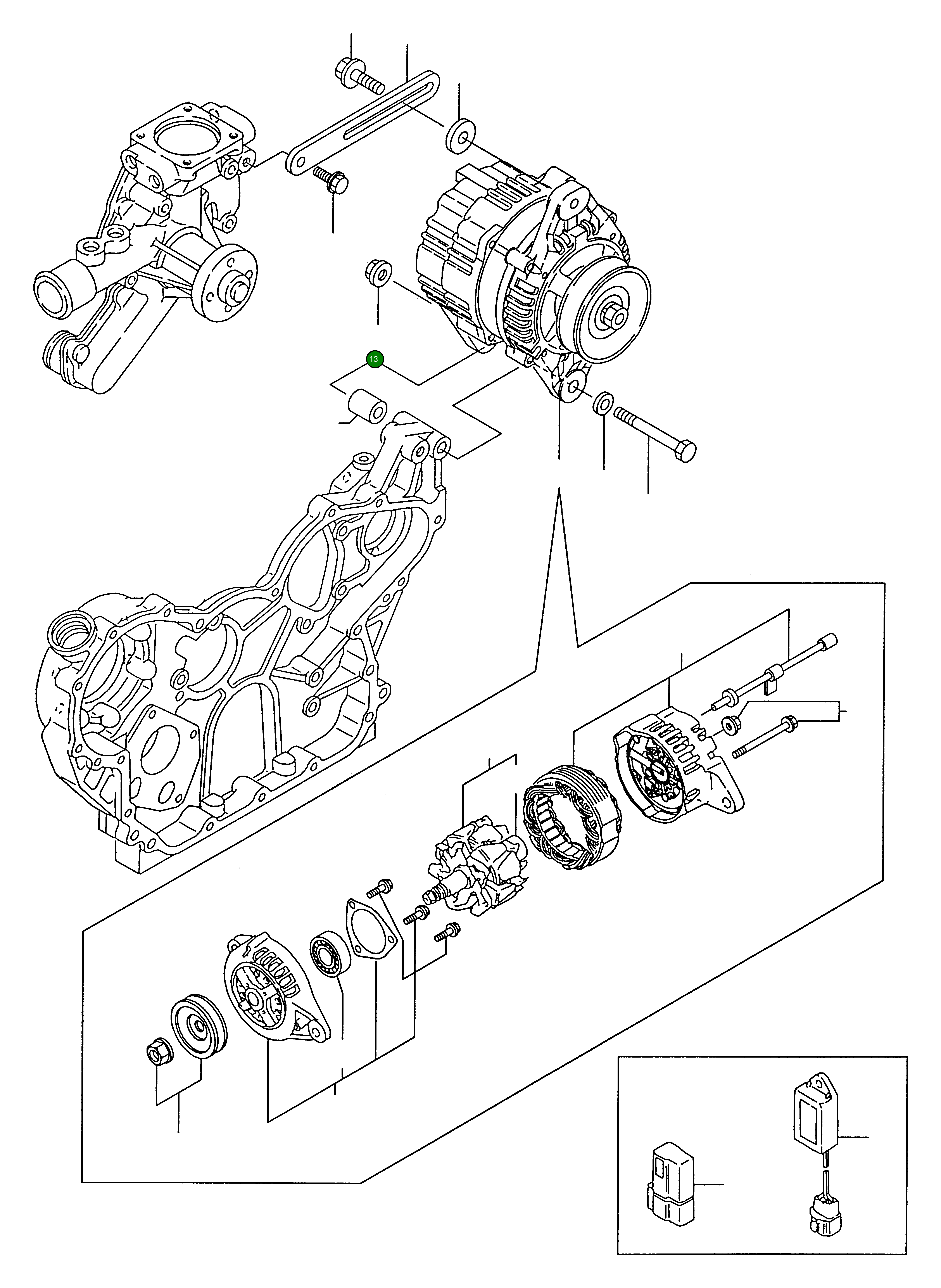 Гайка YM26301-100002 Komatsu