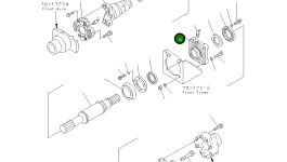 Фланцевый подшипник 421-20-15123 Komatsu