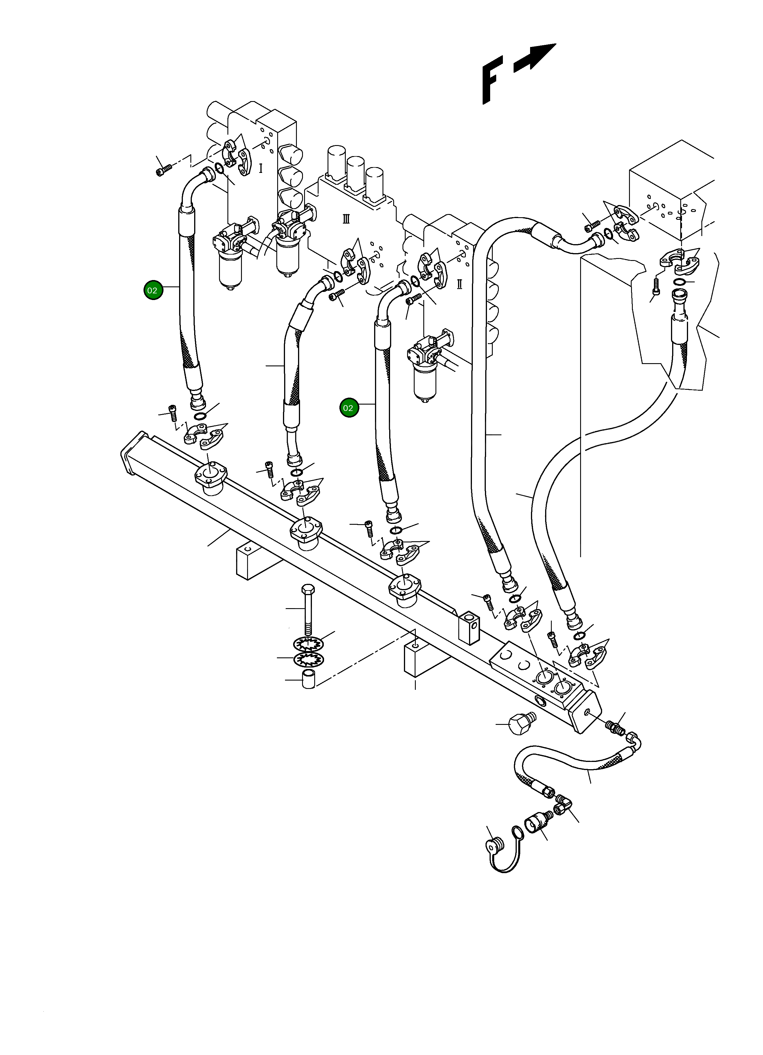 Шланг в сборе DN 60x880 932 503 40 Komatsu