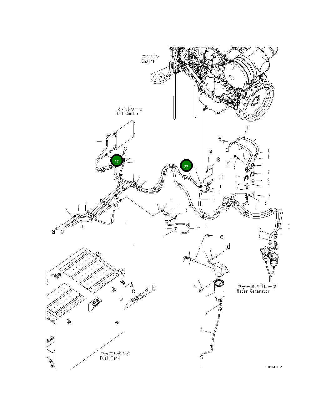 Шланг в сборе, 2500MM 209-04-41651 Komatsu