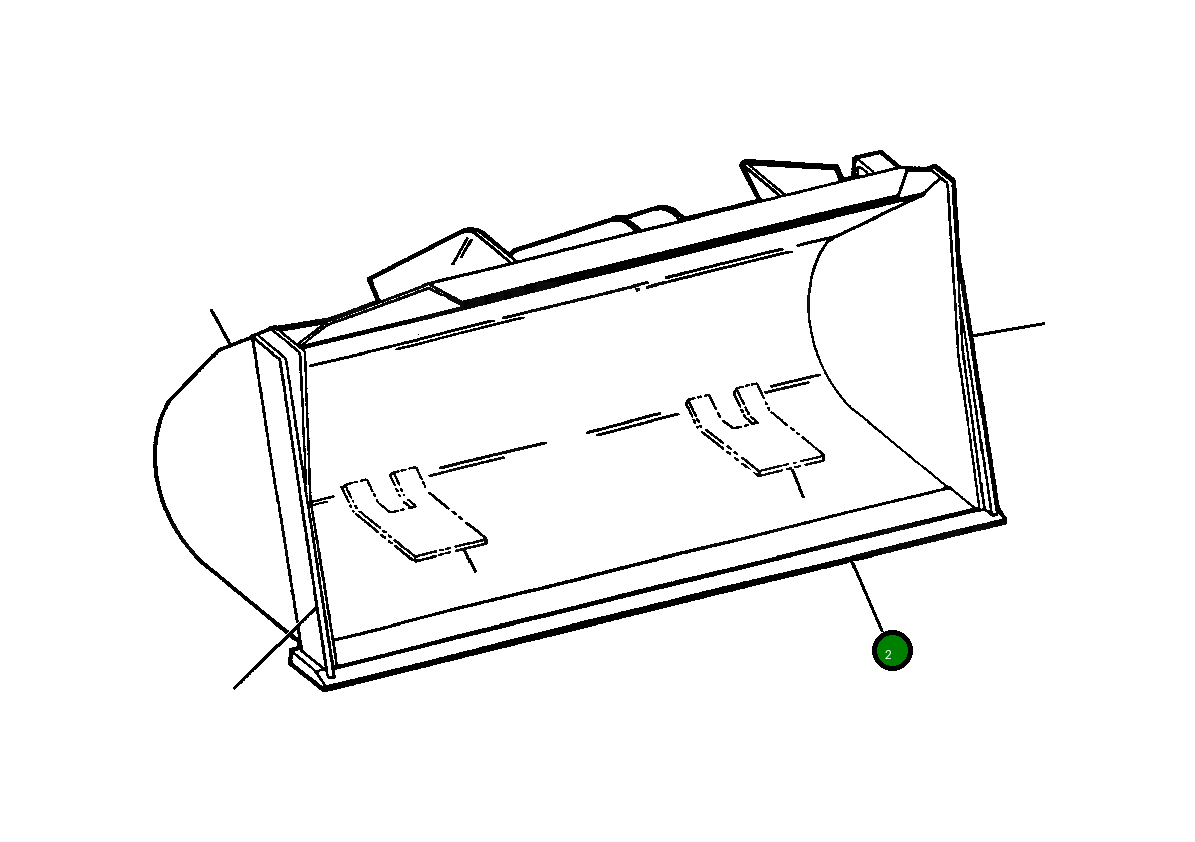 Режущая кромка отвала 943 013 C1 Komatsu