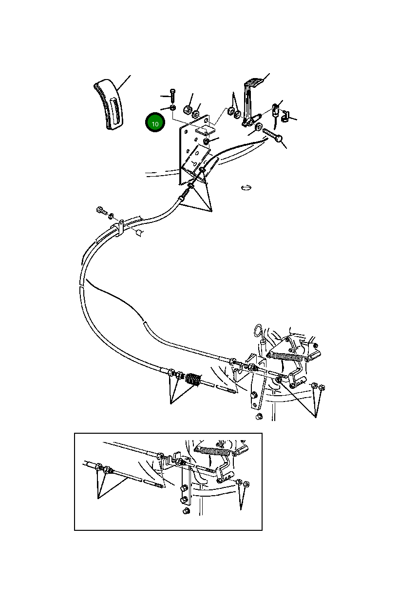 Гайка 21D-09-21720 Komatsu