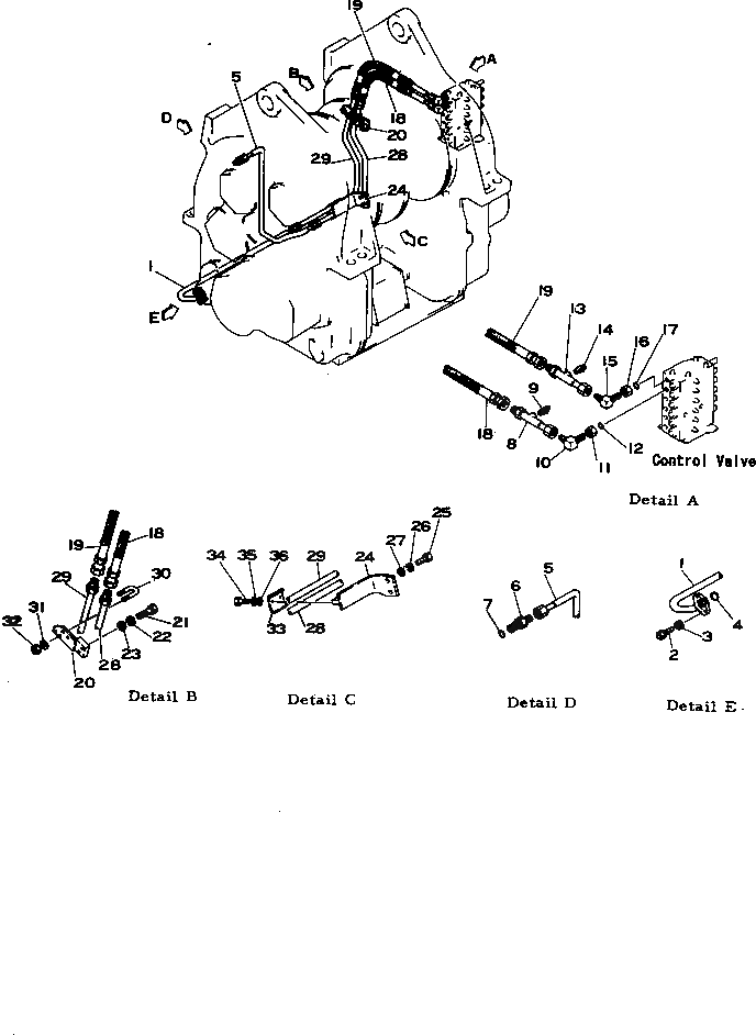 Трубка 176-76-21270 Komatsu