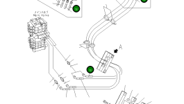 Шланг 1910MM,BLUE 21W-62-43740 Komatsu
